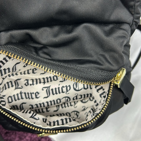 Black mini Juicy Couture backpack - Picture 8 of 11